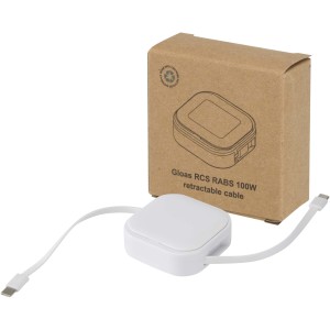 Gloas 5in1 adatkbel s gyorstlt, fehr (vezetk, eloszt, adapter, kbel)