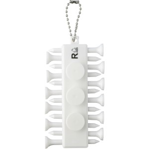Golf tee-k�szlet, feh�r (sportszer)