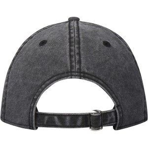 Grafton 6 paneles koptatott sapka, fekete (sapka)