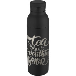 Illuminate h�szigetelt kulacs, 650 ml, fekete (vizespalack)