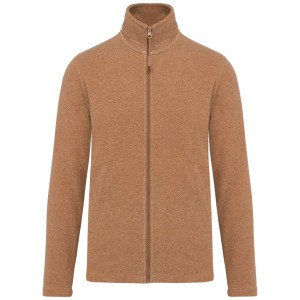 Kariban Falco cipz�ras mikropol�r pul�ver, Camel Heather (pol�r pul�ver)