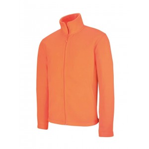 Kariban Falco cipz�ras mikropol�r pul�ver, Fluorescent Orange (pol�r pul�ver)