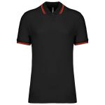 Kariban f�rfi r�vidujj� gall�ros p�l�, Black/Red (KA272BL/RE)