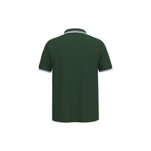 Kariban f�rfi r�vidujj� gall�ros p�l�, Forest Green/White (gall�ros p�l�, 90-100% pamut)