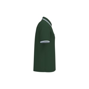 Kariban f�rfi r�vidujj� gall�ros p�l�, Forest Green/White (gall�ros p�l�, 90-100% pamut)