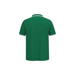 Kariban f�rfi r�vidujj� gall�ros p�l�, Kelly Green/White (gall�ros p�l�, 90-100% pamut)