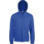 Kariban kapucnis, cipz�ras pul�ver, Light Royal Blue