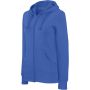 Kariban n�i cipz�ros pul�ver, Light Royal Blue