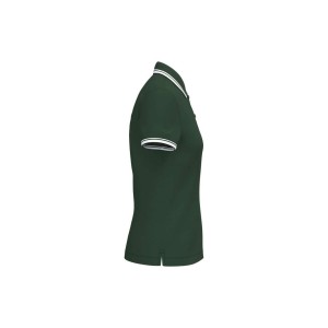 Kariban n�i r�vidujj� gall�ros p�l�, Forest Green/White (gall�ros p�l�, 90-100% pamut)