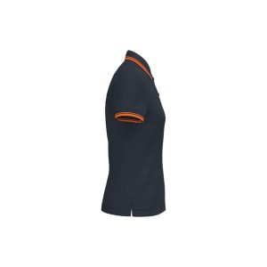 Kariban n�i r�vidujj� gall�ros p�l�, Navy/Orange (gall�ros p�l�, 90-100% pamut)