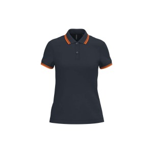 Kariban n�i r�vidujj� gall�ros p�l�, Navy/Orange (gall�ros p�l�, 90-100% pamut)