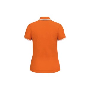 Kariban n�i r�vidujj� gall�ros p�l�, Orange/White (gall�ros p�l�, 90-100% pamut)