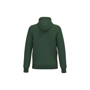 Kariban Uniszex kapucnis, cipz�ras pul�ver, Forest Green (pul�ver)
