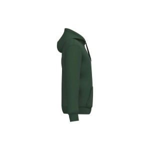 Kariban Uniszex kapucnis, cipz�ras pul�ver, Forest Green (pul�ver)