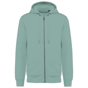 Kariban uniszex �ko cipz�ros pul�ver, Sage (pul�ver)