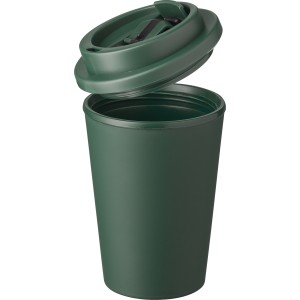 Kvspohr csavaros fedllel, 350 ml, zld (pohr)