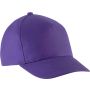 Kup 5 paneles gyerek baseballsapka, Purple