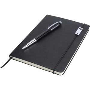 Legato Elegance A5-s fzet rollerballal, fekete (fzet, notesz)