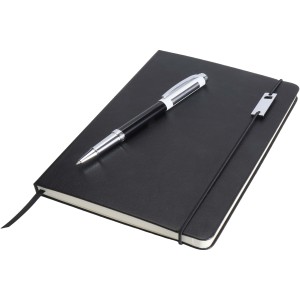 Legato Elegance A5-s fzet rollerballal, fekete/fehr (fzet, notesz)