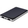 Li-polimer powerbank, 5000 mAh, fekete