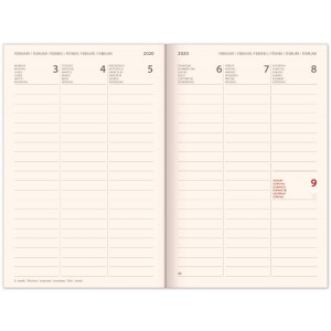Mgnessel zrd agenda Alphonse Mucha 2026, 11  16 cm (naptr)