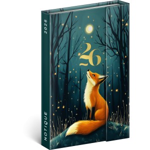 Mgnessel zrd agenda Fox 2026, 11 x 16 cm (naptr)