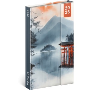 Mgnessel zrd agenda Japan 2026, 13 x 21 cm (naptr)