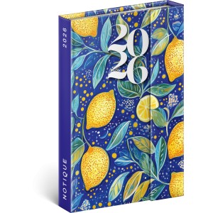 Mgnessel zrd agenda Lemons 2026, 11 x 16 cm (naptr)