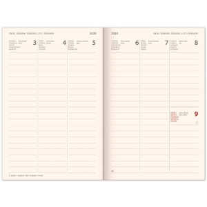 Mgnessel zrd agenda Monstera 2026, 11 x 16 cm (naptr)
