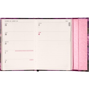 Mgnessel zrd agenda Purple Flowers 2026, 11 x 16 cm (naptr)