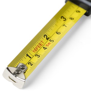 M�r�szalag, 5 m, fekete (m�r�szalag)