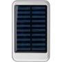 Napelemes powerbank, alumnium, ezst