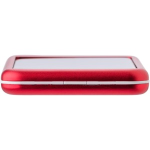 Napelemes powerbank, alumnium, piros (powerbank)
