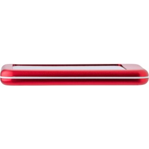Napelemes powerbank, alumnium, piros (powerbank)
