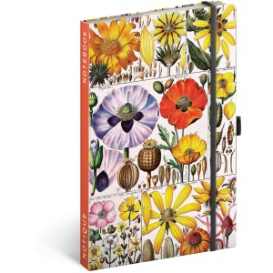 Notebook Herbal by Kateina Winterov, lined, 13  21 cm (naptr)