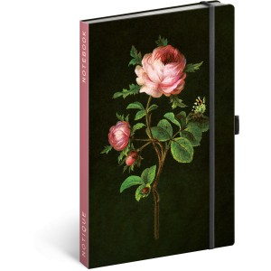 Notebook Roses by Kateina Winterov, lined, 13  21 cm (naptr)