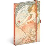 Notesz Alphonse Mucha ? Painting, lined, 13 x 21 cm (5416AMPA)
