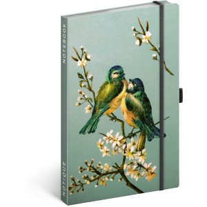 Notesz Birds by Kateina Winterov, lined, 13  21 cm (naptr)