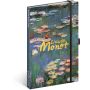 Notesz Claude Monet, lined, 13  21 cm