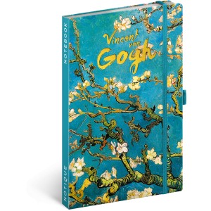 Notesz Vincent van Gogh, lined, 13  21 cm (naptr)