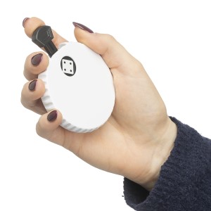 Nyom�gombos dob�kocka, fekete/feh�r (j�t�k)