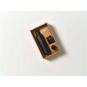 Ocean Bottle tbbfle kupakkal, 500 ml, fekete (vizespalack)