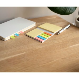 �ntapad� jegyzett�mb �s jel�l�k karton bor�t�val, k�k (�ntapad� jel�l�lapok)