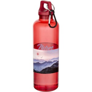 Oregon �tl�tsz� kulacs karabinerrel, 750 ml, piros (sportkulacs)