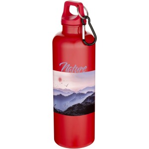 Oregon m�anyag kulacs karabinerrel, 750 ml, piros (sportkulacs)