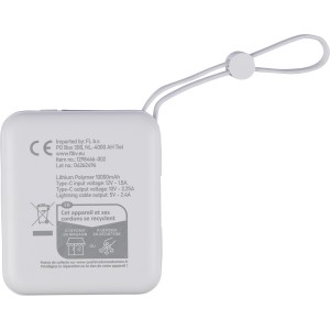 Powerbank, 10 000 mAh, feh�r (powerbank)