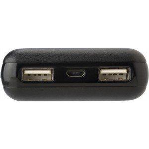Powerbank, 10 000 mAh, fekete (powerbank)