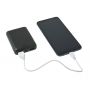 Powerbank, 10 000 mAh, fekete