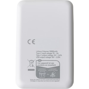 Powerbank gyorst�lt�, 10 000 mAh, feh�r (powerbank)