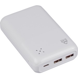 Powerbank gyorst�lt�, 20 000 mAh, feh�r (powerbank)